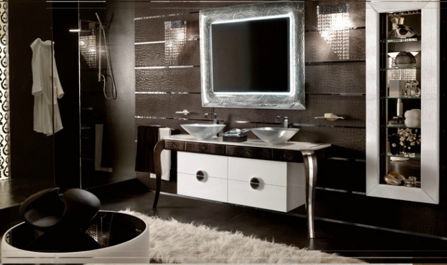 Console under the sink