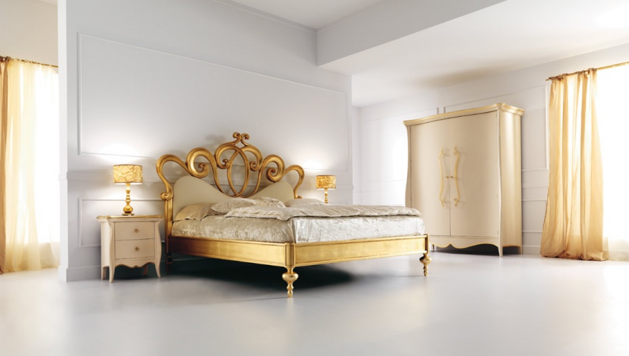 Bed with high headboard Letto Sofia, News 