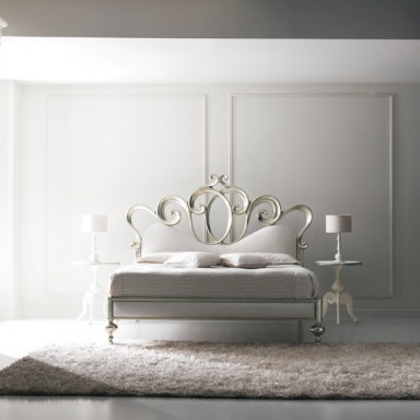 Bed with high headboard Letto Sofia