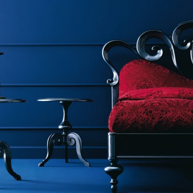 Bed with high headboard Letto Sofia