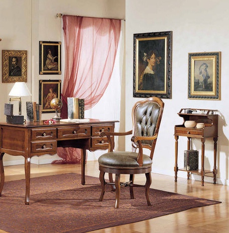 Telephone table on a frame of solid wood 234, BTC