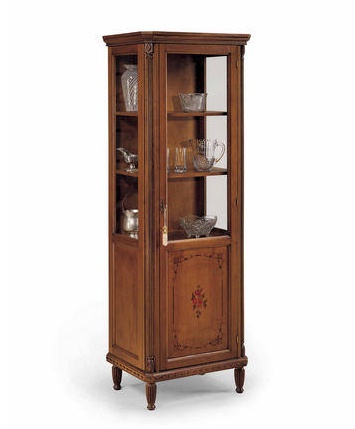 Showcase on a frame of solid wood 2586 / 2587, BTC