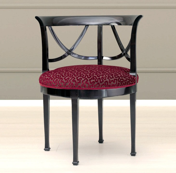 Chair with armrests Camilla, Galimberti Nino