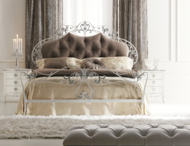 Bed with high headboard Letto Olimpia - News - Corte Zari