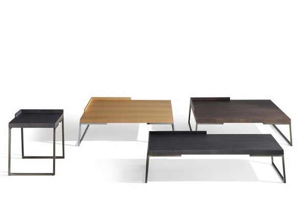 A coffee table on a metal frame Sunny, Busnelli