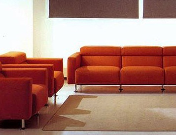 Chair-transformer frame made of metal covered with a cloth Boboli, Busnelli