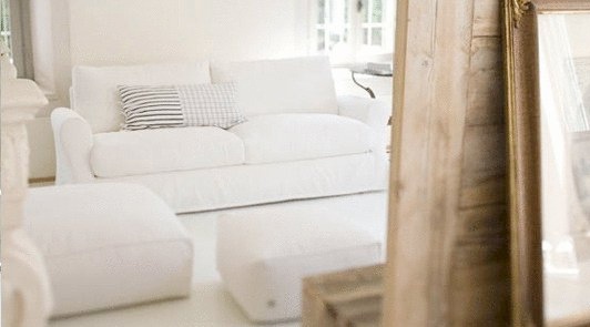 Poof on a frame of solid wood upholstered in fabric Golden Star, Busnelli