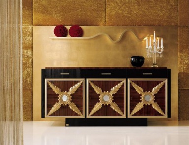 Wooden chest of drawers, Credenza Nouveau - Grilli