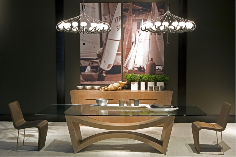 Dresser-chest of drawers with wooden case, Annibale Colombo