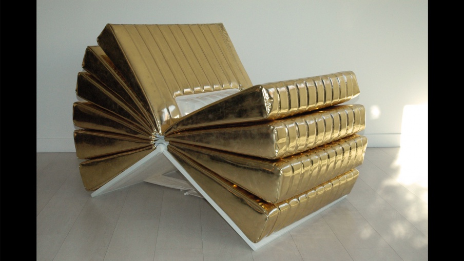 Chair frame made of metal Libro, Busnelli