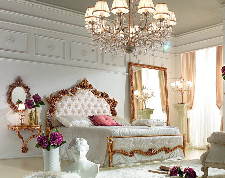 Bedroom with a frame made of wood poplar or Tulip tree Atena 37, Antonelli Moravio