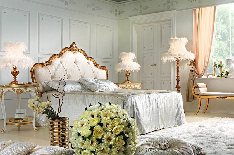 Bedroom with a frame made of wood or Tulip poplar tree 10 Penelope, Antonelli Moravio