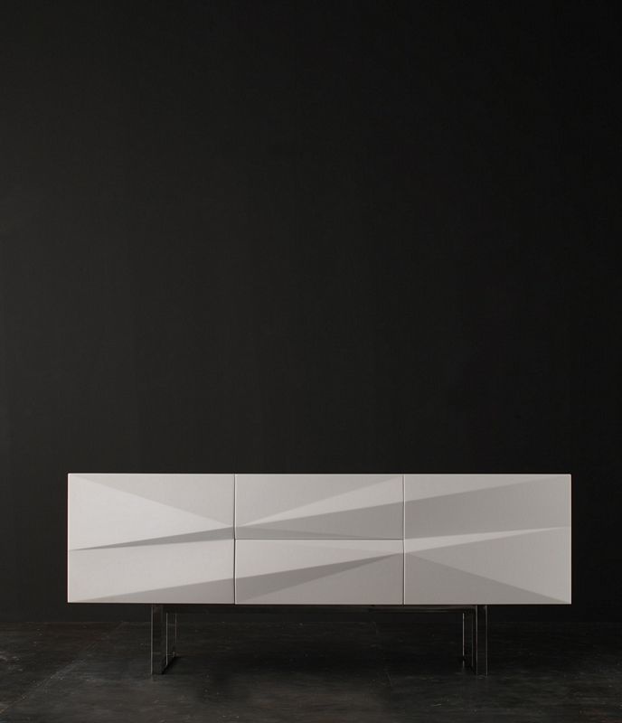 The Cabinet of natural wood Cliff, Miniforms