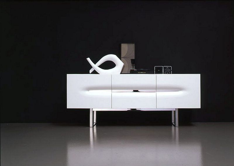 The Cabinet of natural wood Oyster Miniforms