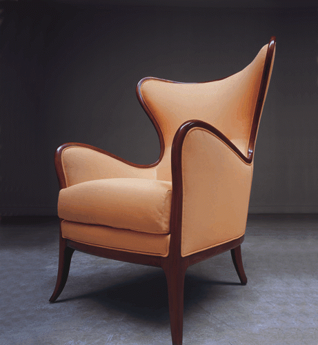 The Ottocento chair with armrests, Medea