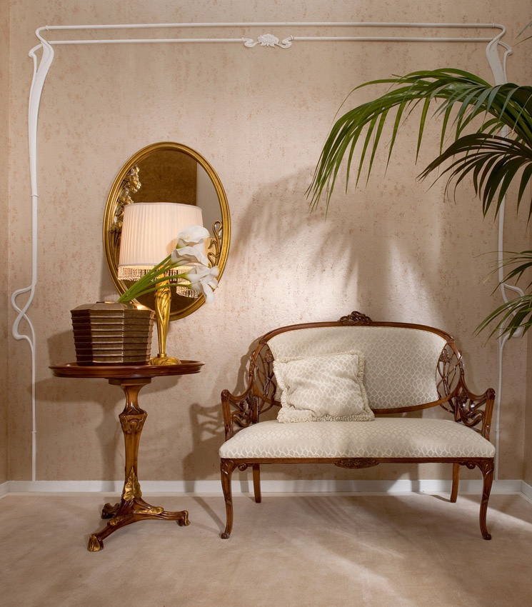 Two seater sofa in fabric, Medea