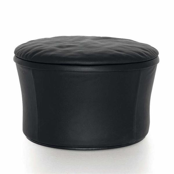 Pouf with frame made of metal and filler of polyurethane foam Lips, Arflex 