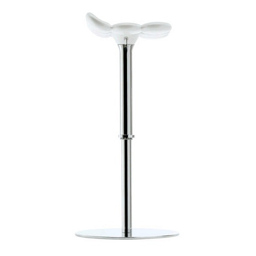Bar stool with metal frame and seat made of polyurethane foam Mints, Arflex