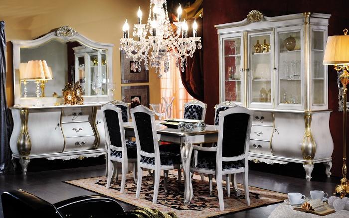 Dining room (dining set), Mirandola Export