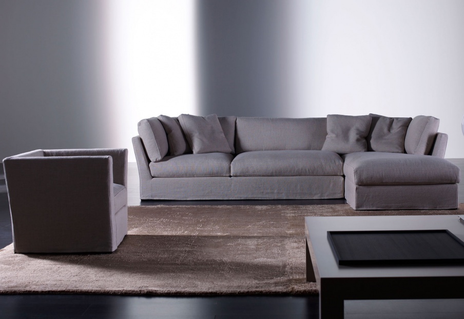 Corner sofa modular Quinn, Meridiani