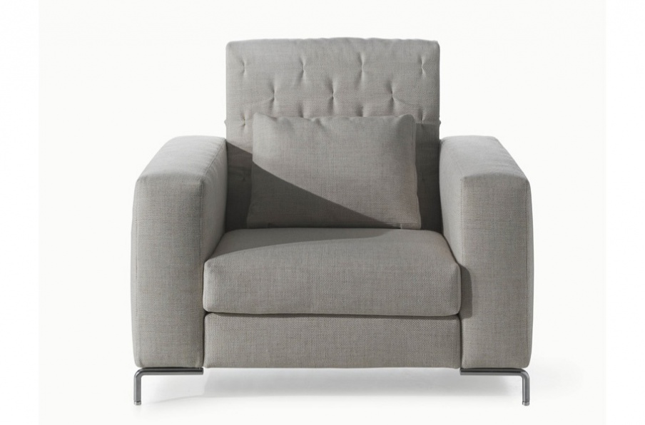 A chair made from metal and wood Egadi, Arketipo