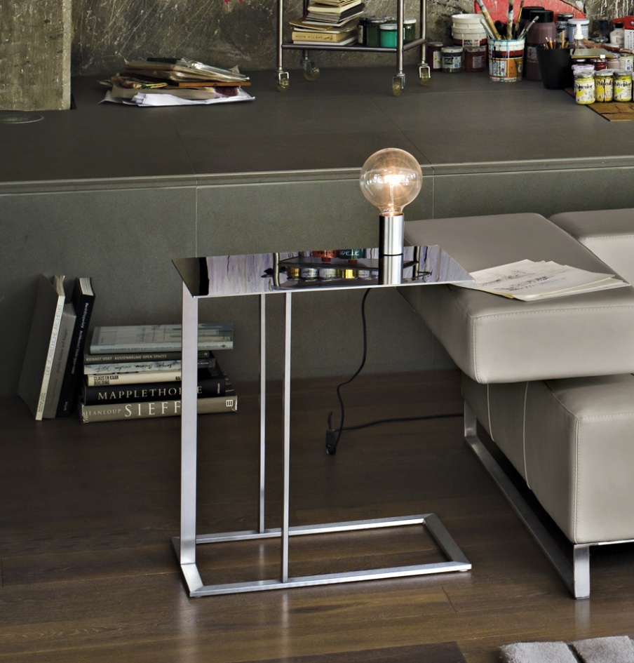 Coffee table with metal casing Loft Arketipo