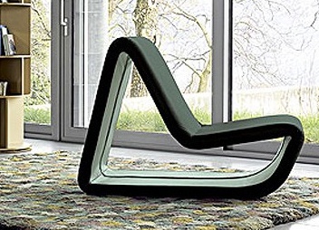 Seat filled with polyurethane foam upholstered in leather or fabric Line, Bonaldo