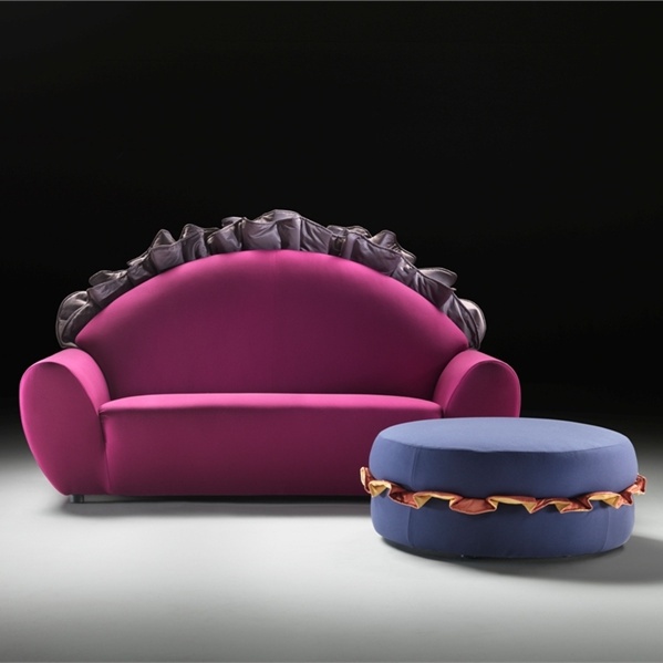 Double sofa, sofa Settecento - Meritalia