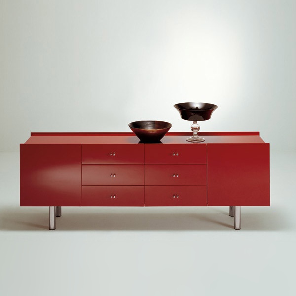 Dresser with metal legs, Tobio - Meritalia