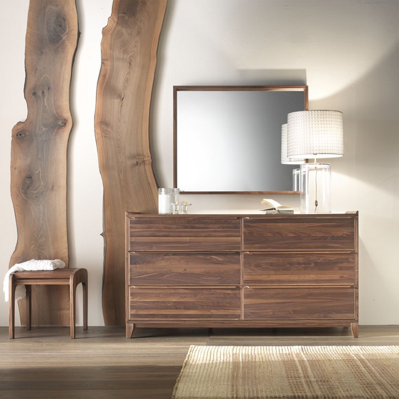 Dresser-chest of drawers with body in solid wood Arte Brotto