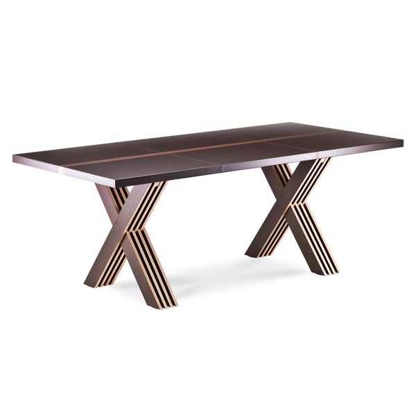 Dining table with rectangular top, Midj