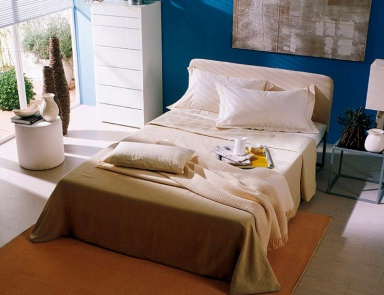 Sofa bed single upholstered Kuk, Bontempi Casa