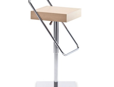 Bar stool with metal base, Midj