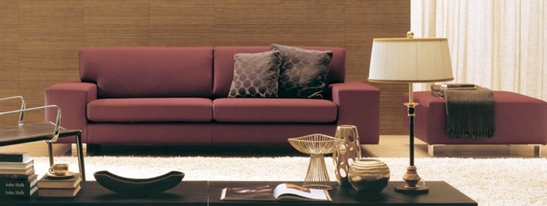 Pouf filled with polyurethane foam upholstered in leather or fabric Lucrezio, Bontempi Casa