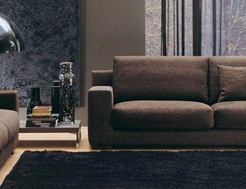 Sofa upholstered in leather or fabric Mida, Bontempi Casa