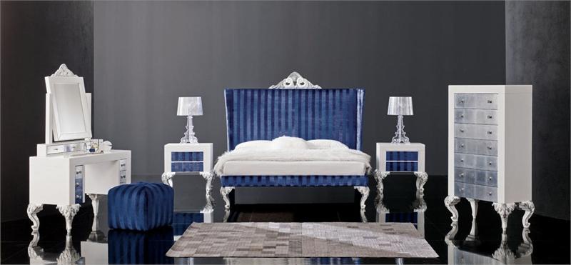 Bedroom (Suite bedroom), Bedroom Minimal Baroque Modenese Gastone