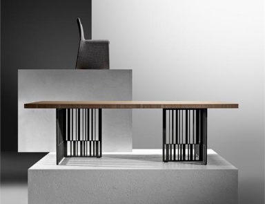 Dining table, Codex - Molteni  (dining room furniture, Italy)