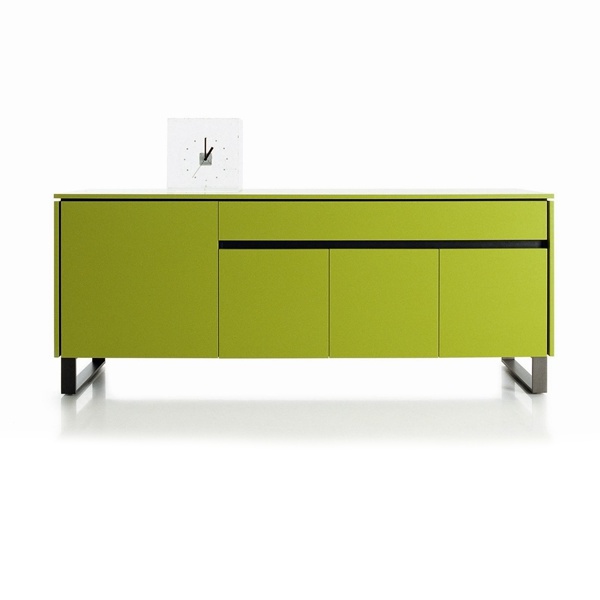 Dresser with metal legs, Convivio - Molteni