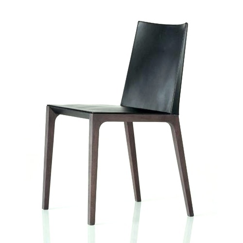 Chair without armrests, Lean Molteni