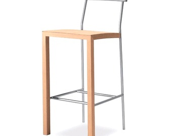 Bar chair Curvo, Tonon