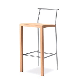 Bar chair Curvo, Tonon