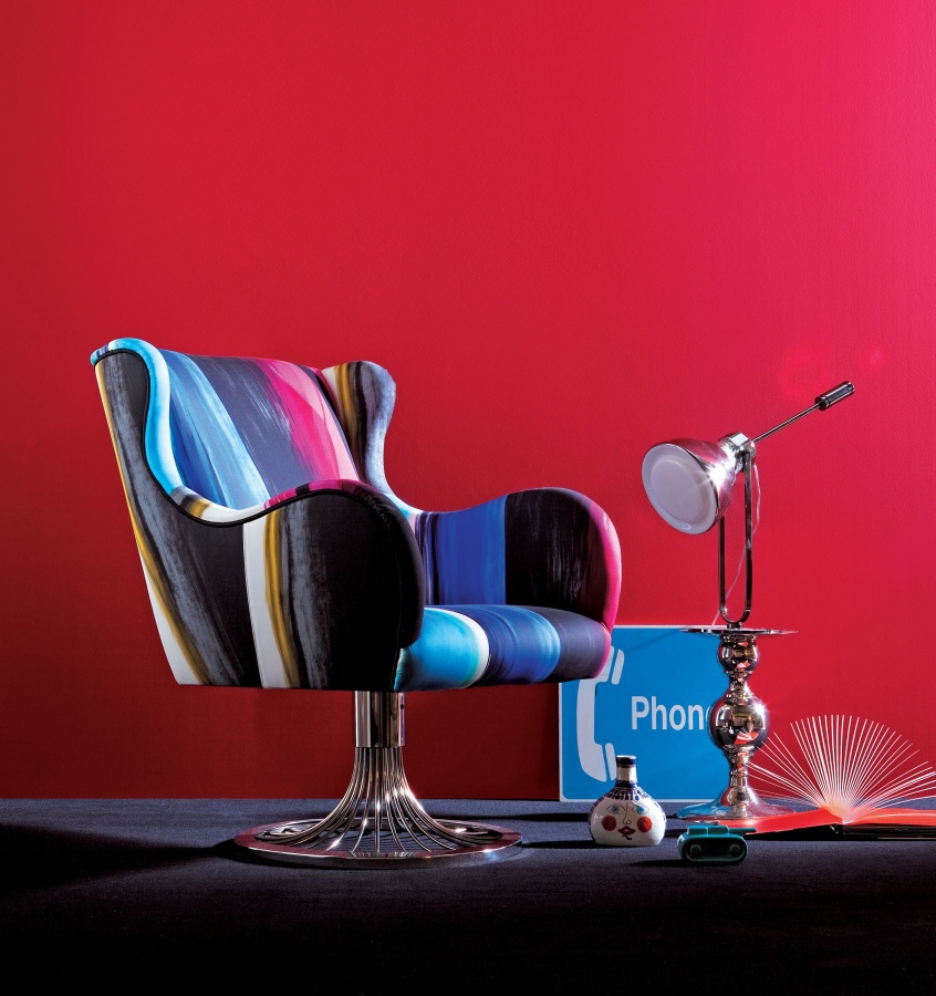 The chair on a rotating basis Gioconda, Creazioni