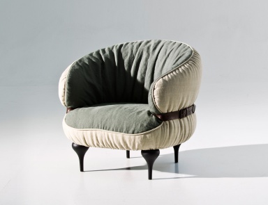Seat on low legs, Chubby Chic armchair - Moroso