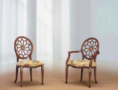 Wooden chair in fabric, Moroso