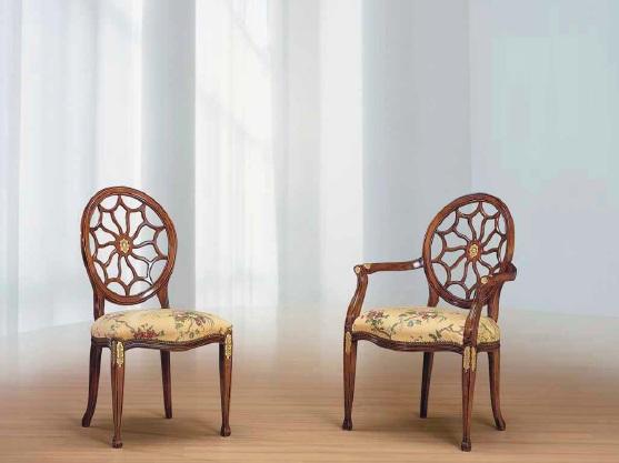 Wooden chair in fabric, Moroso