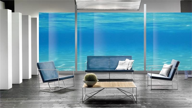 Two seater sofa with frame made of metal and upholstery of textile fabric Lee, Rattan Wood