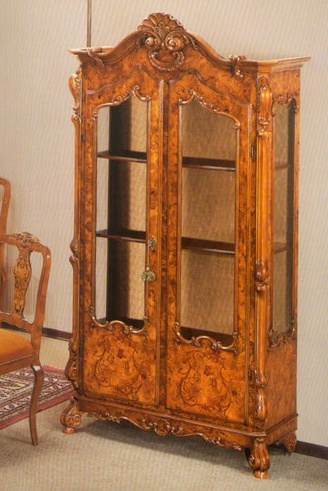 Showcase on a frame of solid wood 378, BTC