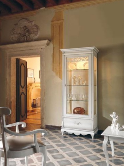 Showcase on a frame of solid wood 467, BTC