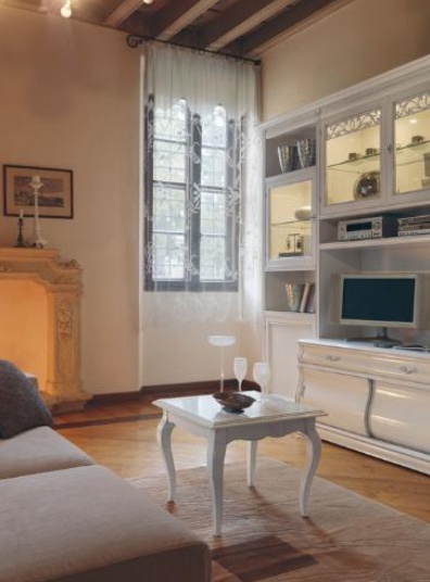 A coffee table on a frame of solid wood 481, BTC