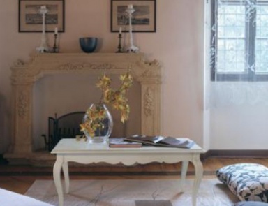 A coffee table on a frame of solid wood 482, BTC